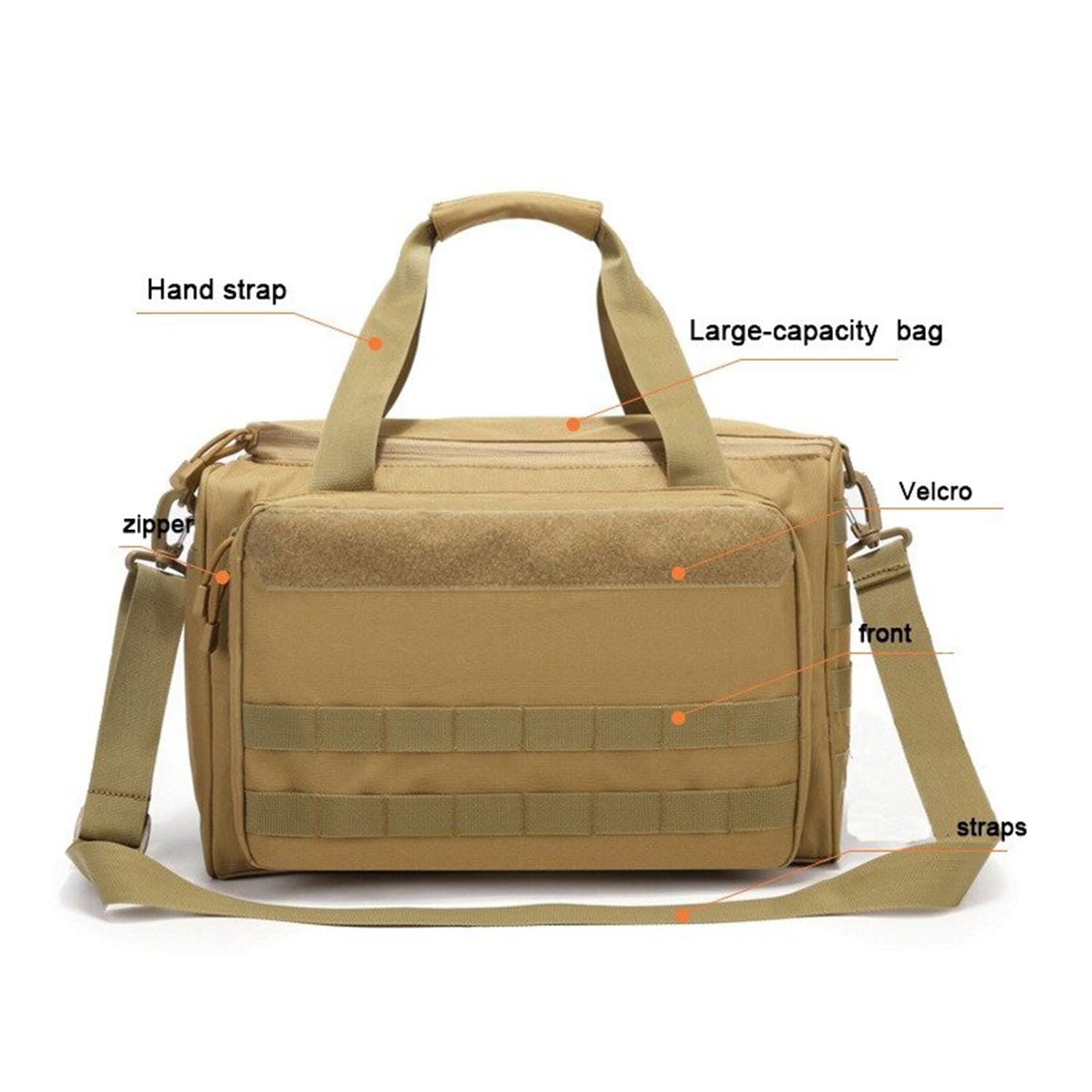 Taktisch Waffentasche Taktisch Range Mit Mehreren Fächern System Outdoor Jagdzubehör Waffen Taktikkoffer Taschen Zum Klettern Wandern Waffen Zubehör Beutel Fürjagd Schießstand Sport
