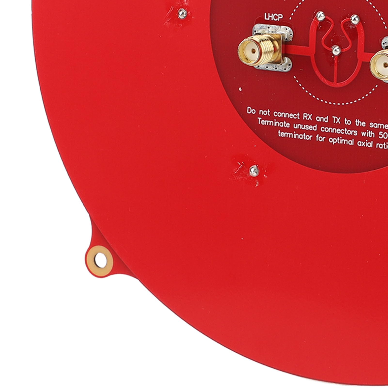 Antenne Patch Triple Alimentation FPV - Gain 14 DBi, Polarisation Circulaire (RHCP/LHCP) - Pour Drones RC, Portée Améliorée