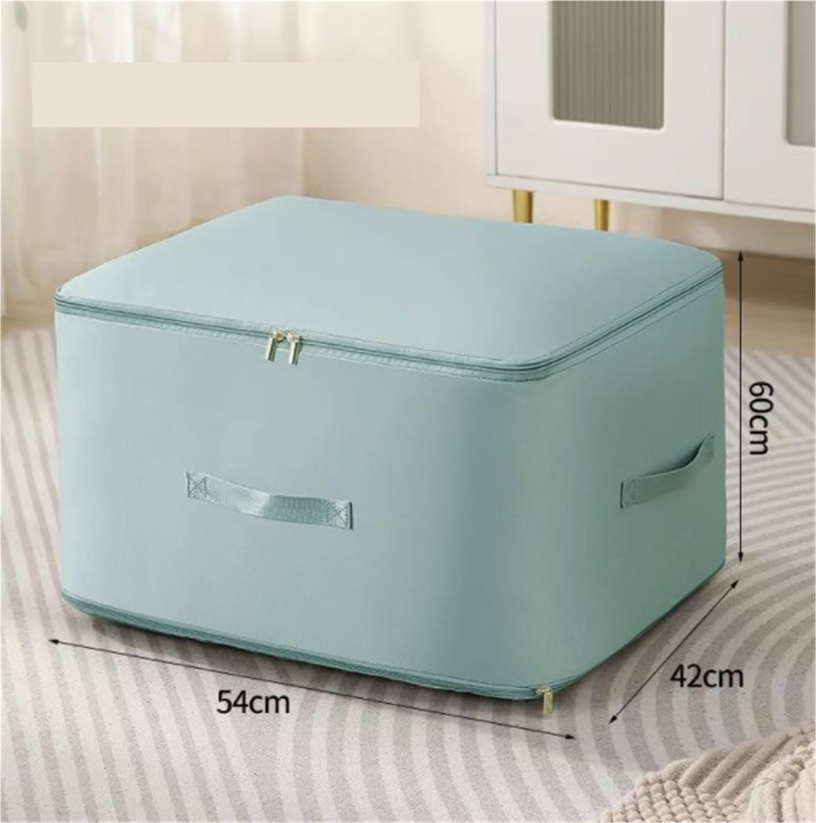 Sacchetto di Immagazzinaggio, Scatola Portaoggetti Pieghevole Con Coperchio Con Cerniera For Riporre Sciarpe, Calzini Nell'armadio Della Camera Da Letto Borsa di Stoccaggio(G,54 * 42 * 60cm)