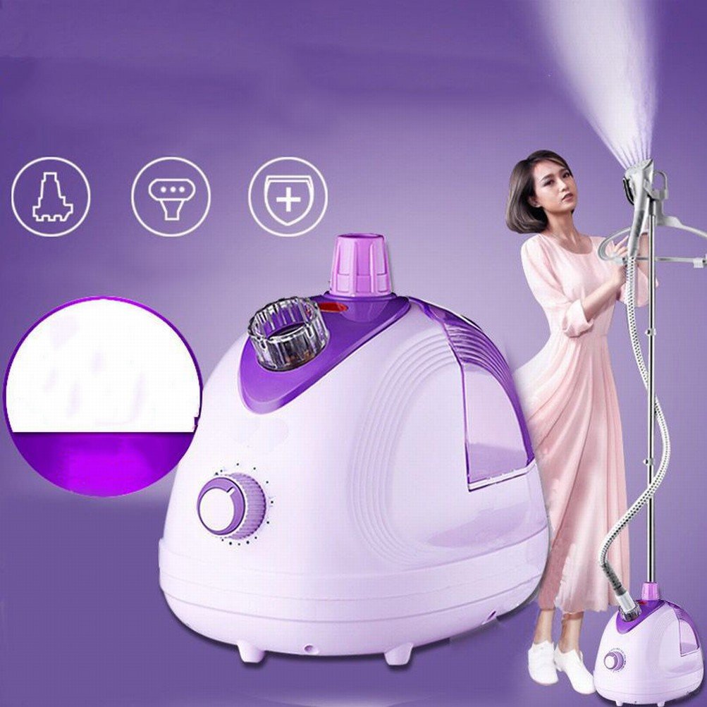 Fer à vapeur vertical violet pour défroissage domestique quotidien