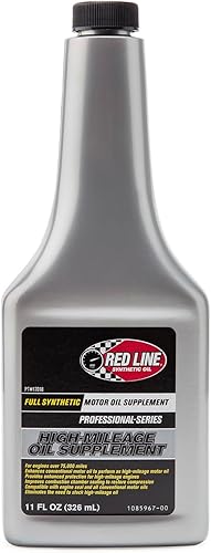 Red Line Service Chemicals 17018 Suplemento de aceite sintético completo de alto kilometraje (paquete de 6)