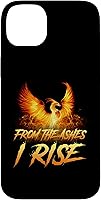Vista 15 de Funda de regalo motivacional para iPhone 16 From the Ashes I Rise Phoenix Bird