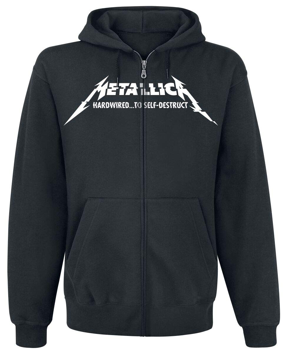 Metallica Hardwired.to Self-Destruct Hooded Zip Black S