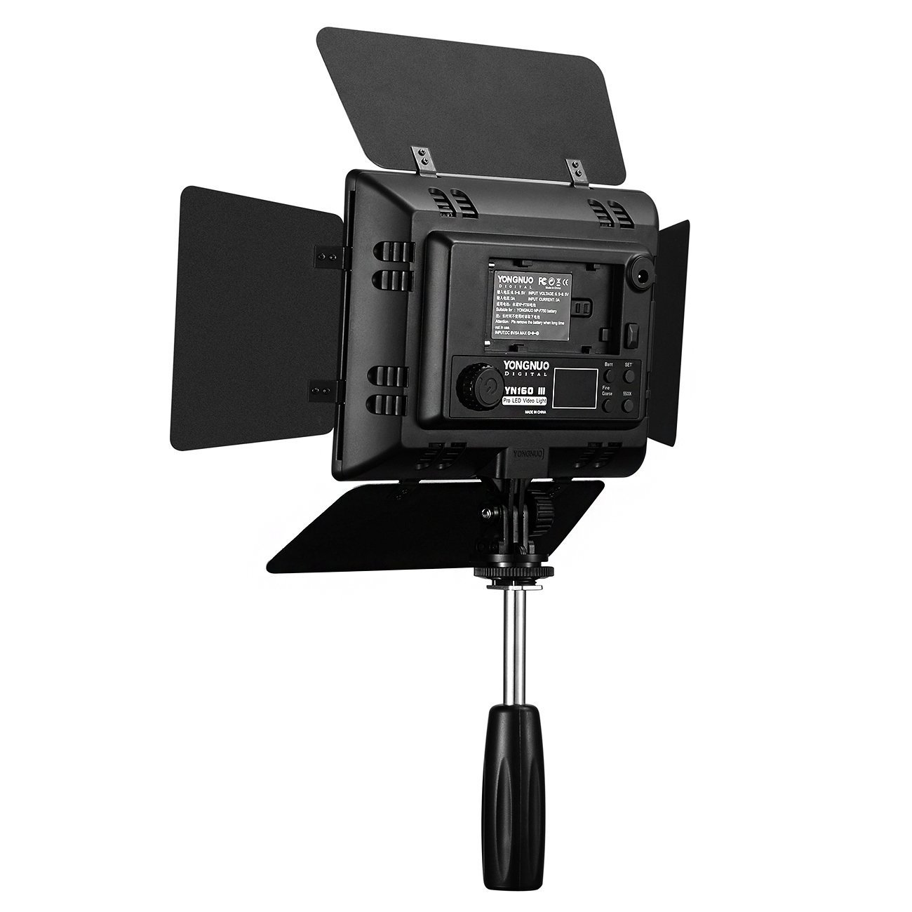 Yongnuo YN160 III LED Luz de vídeo con 192 células luminosas 5500K con NP-F770 Batería