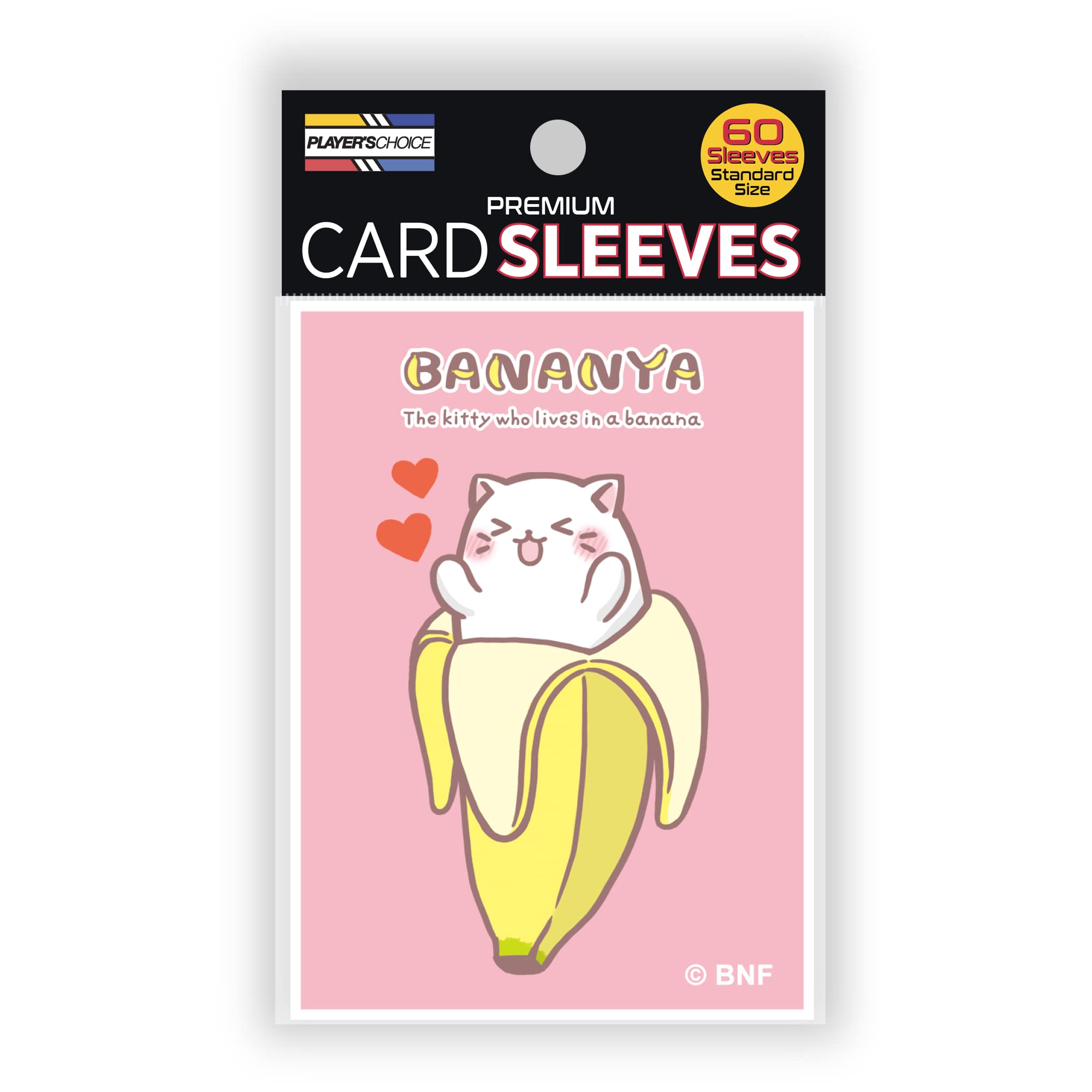 Amazon.com: Bananya Standard Sleeves Lovey Bananya (Pink)