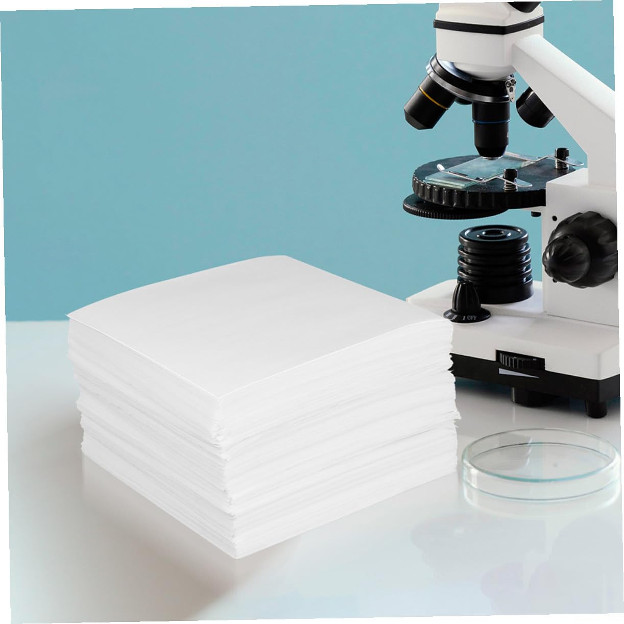 PACKOVE 1200pezzi Salviette Pre-inumidite per Pulizia degli Occhiali Panno da Laboratorio per Microscopi Carta Anti-scratch per Obiettivi Fotografici e Schermi Elettronici