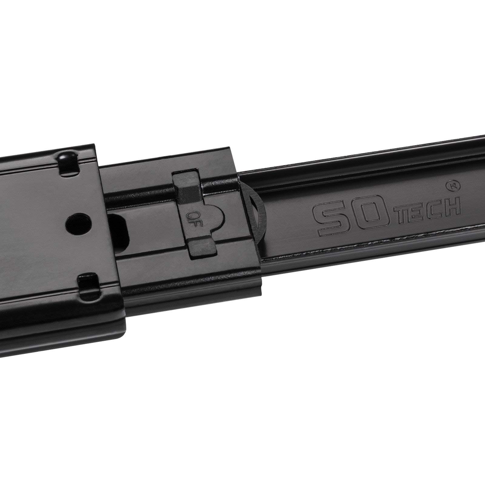 SOTECH 2 pares 4 piezas guía de extracción total KV3-45-H45-L700-NF negro