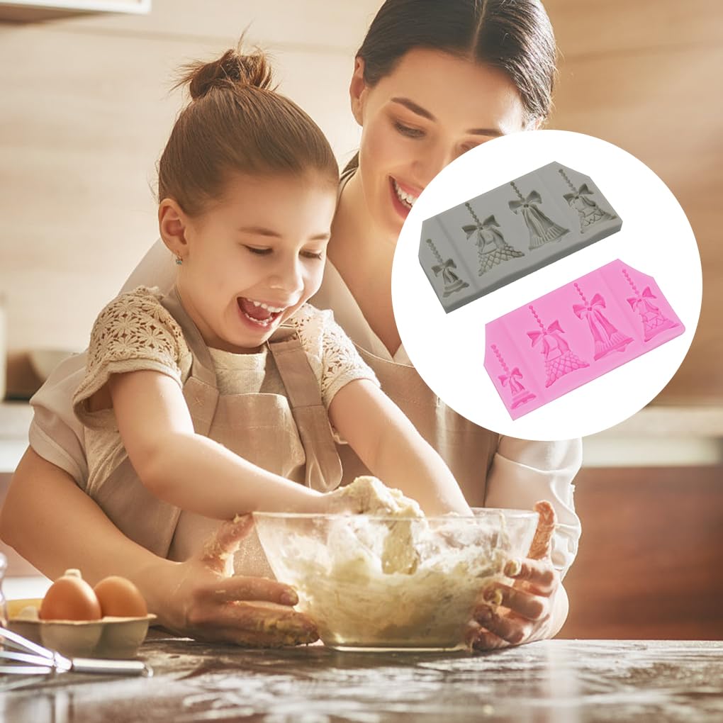 Juego de 10 moldes de silicona para tartas, moldes para magdalenas, galletas, moldes para hornear, bandeja de gelatina, mousse, resistente al calor, para hornear, cocina, bricolaje, gris