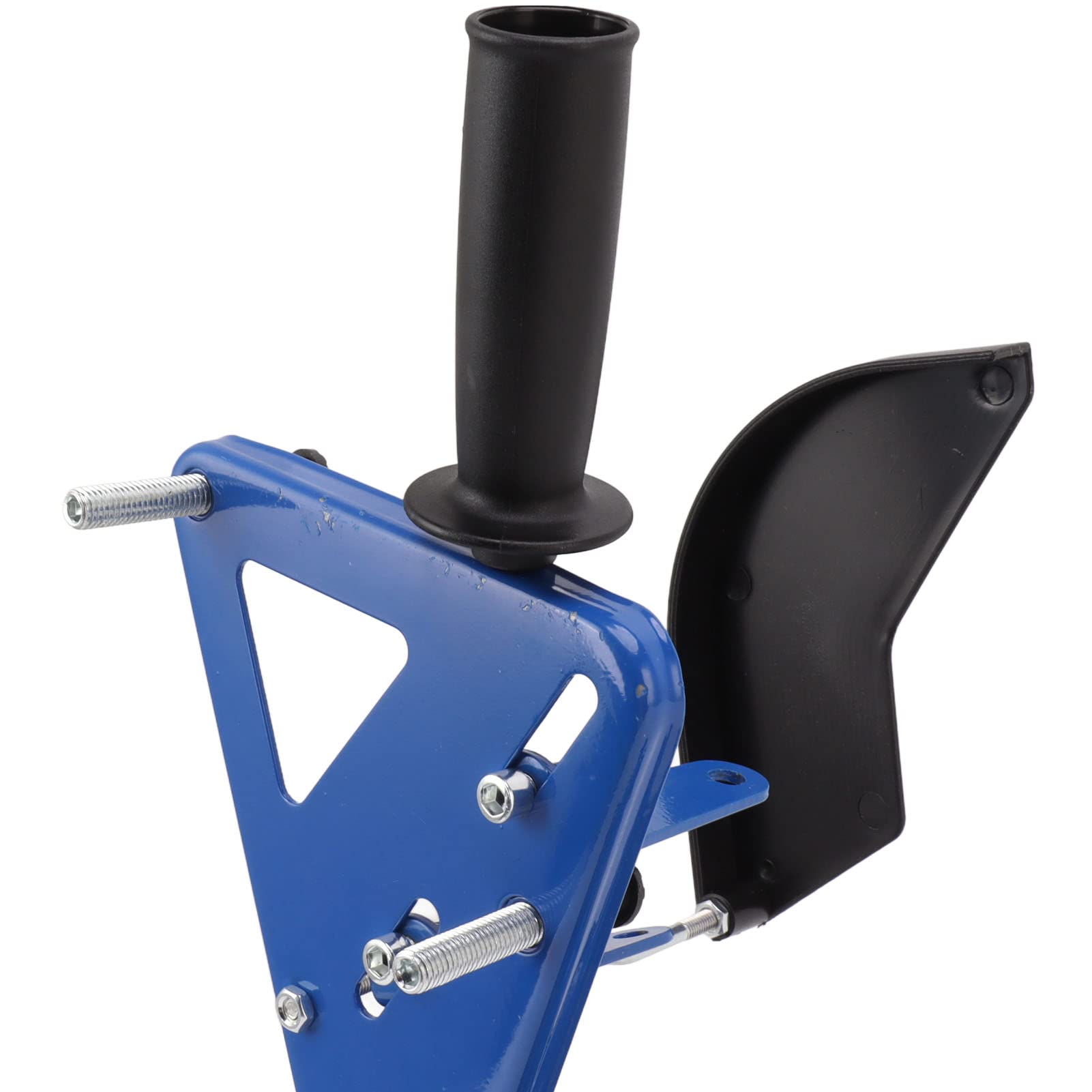 Stojak na szlifierkę kątową ZenithAur z wytrzymałą podstawą z żeliwa i możliwością cięcia pod wieloma kątami do szlifierek 115 mm / 125 mm, stały uchwyt szlifierki do obróbki