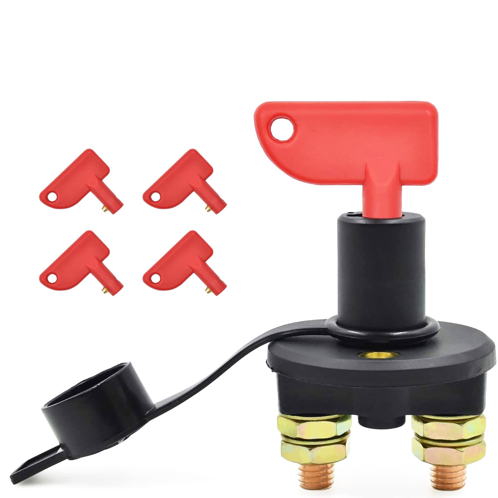 Copriterminali Batteria Auto - 2 Pezzi Rosso E Nero, Plastica Morbida, Flessibili - Foto 9