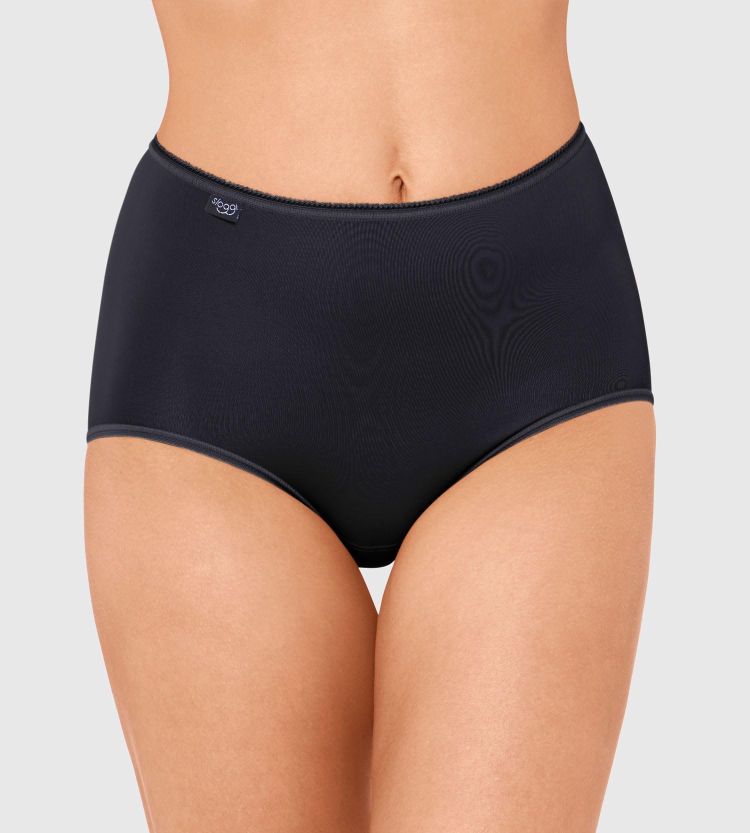 sloggi Bragas para mujer 24/7 Microfibre Maxi C3P, negro (negro 04), 44