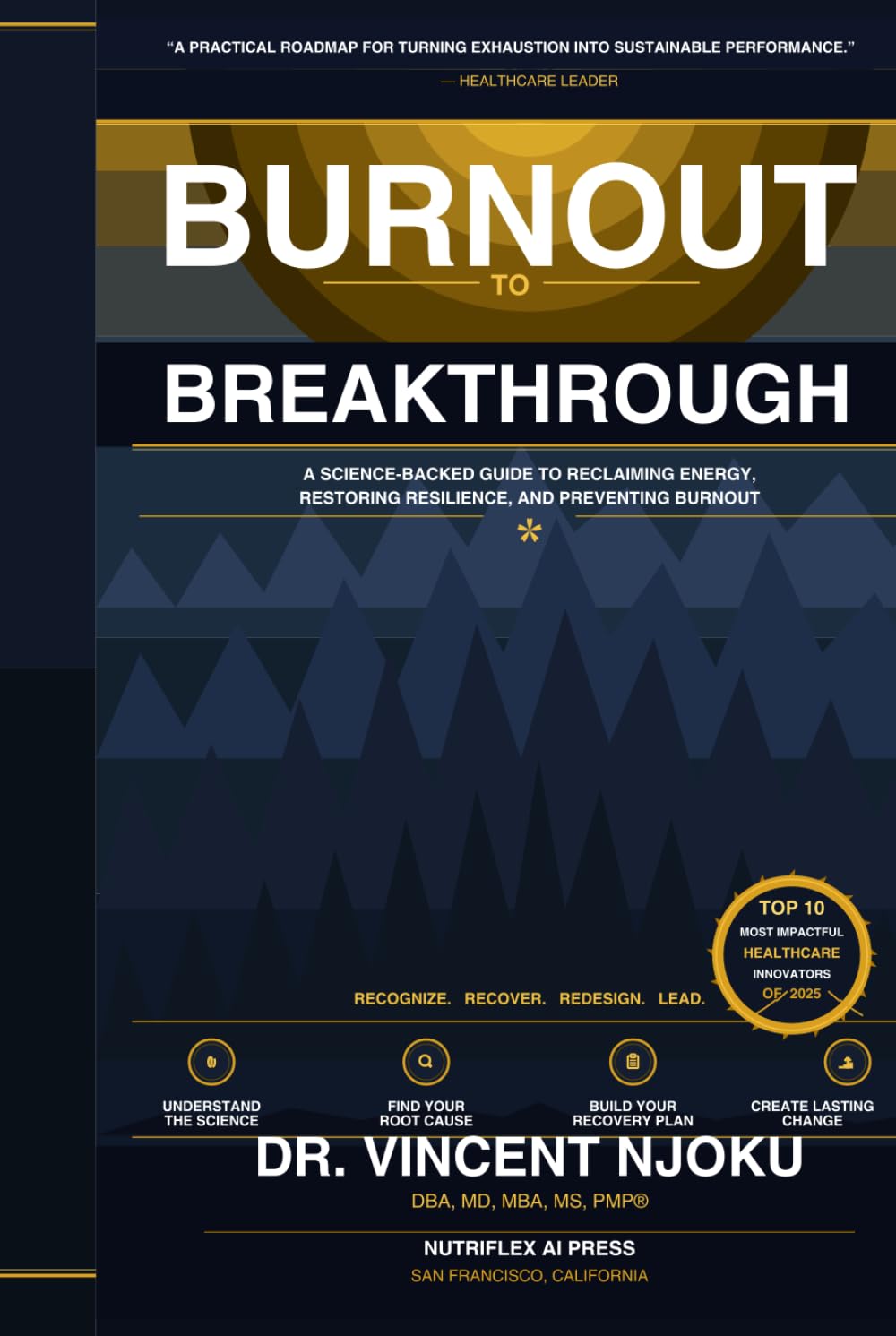 Burnout To Breakthrough: A Science-Backed Guide to Reclaiming Energy, Restoring Resilience, and Preventing Burnout.