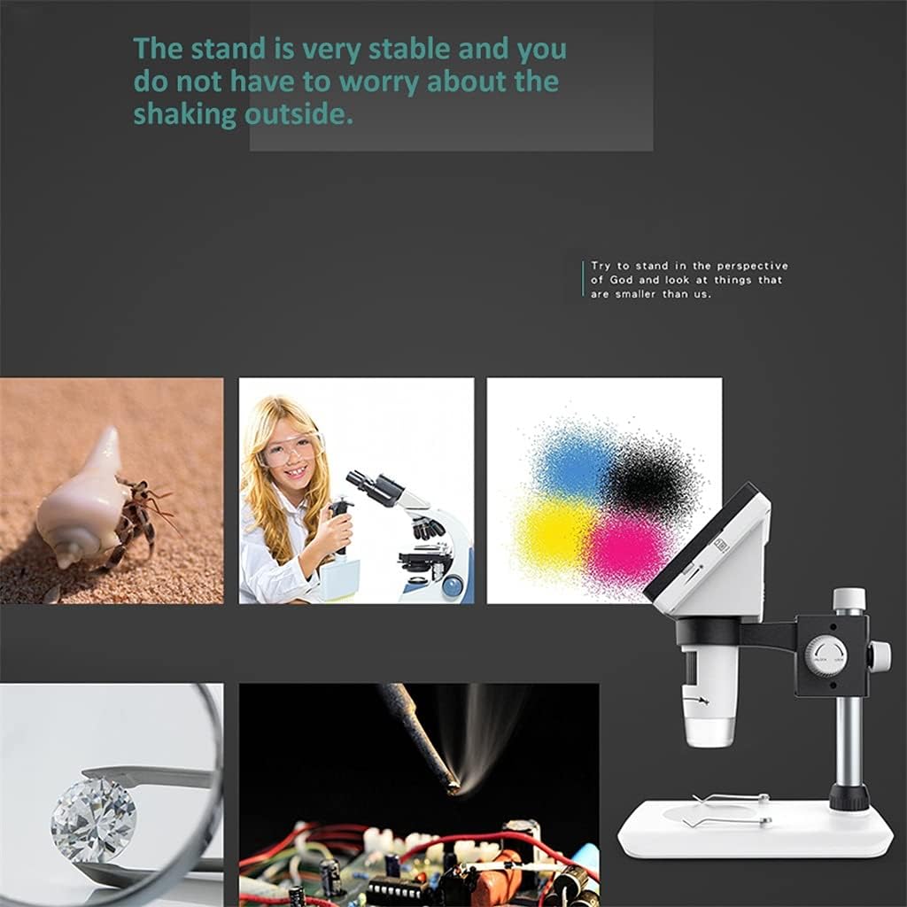 Multifunction Digital LCD Desktop Microscope Portable 4.3 Electronic Biological Power Supply Mode