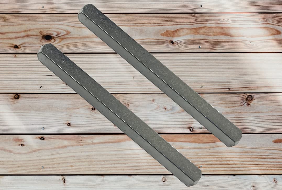 Door Handle Spindle Bar for Windows and Doors Silver Finish, Pack of 2 (8mm x 100mm) - Image 4