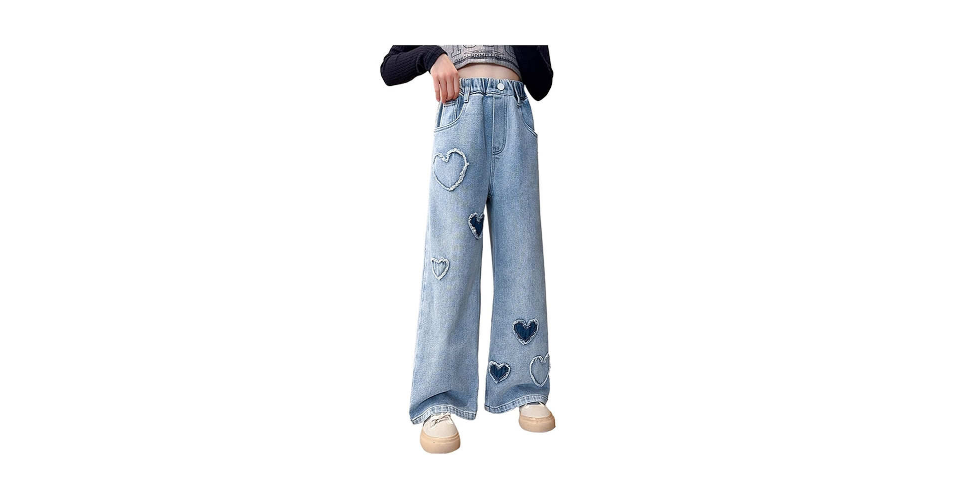 パンツ Heart logo Rigid Baggy Denim pants Heart logo Rigid Baggy Denim pants – That's life online store