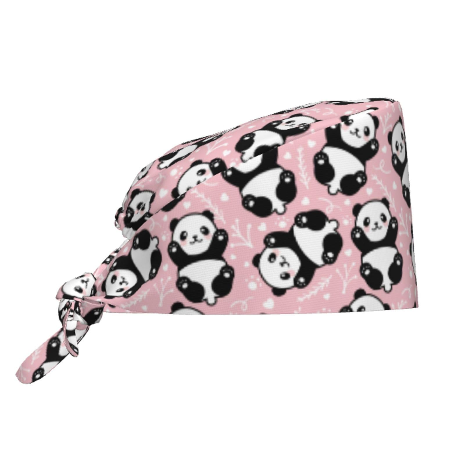 Surgical Caps Men Women, Scrub Cap with Sweatband Adjustable