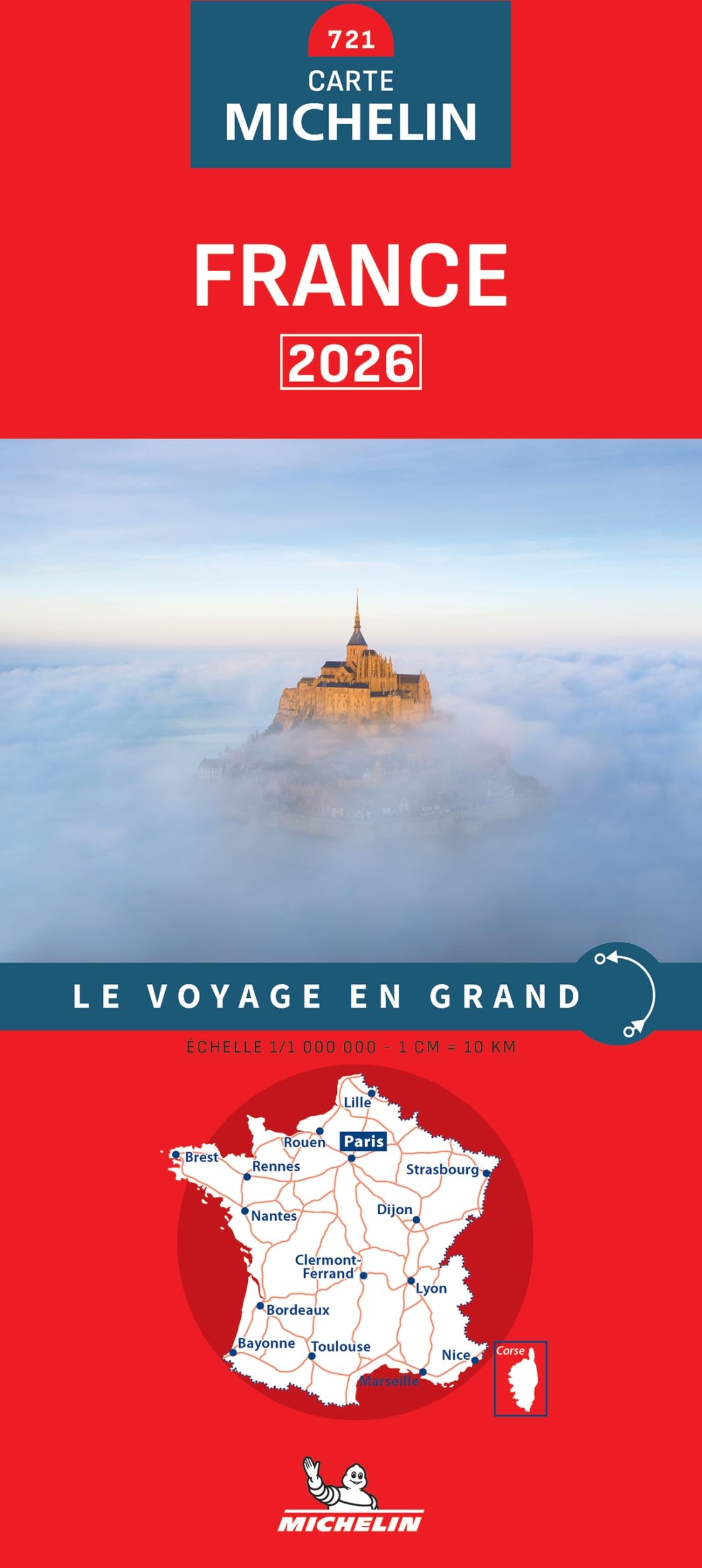 MICHELIN Carte Carte Nationale France 2026