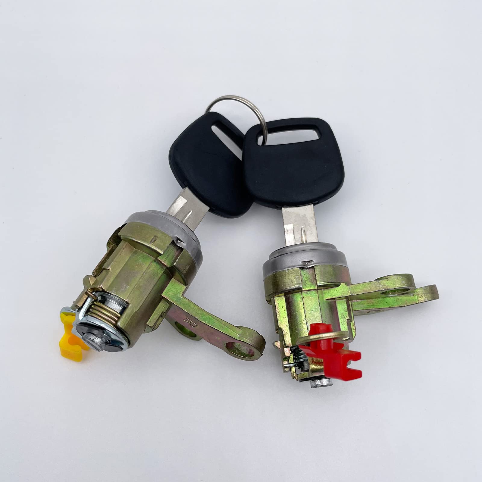 TOYOTA CAR LOCK イエロー Genuine Toyota Chaser JZX90 Rear Yellow Door Lock Handle Clip Snap