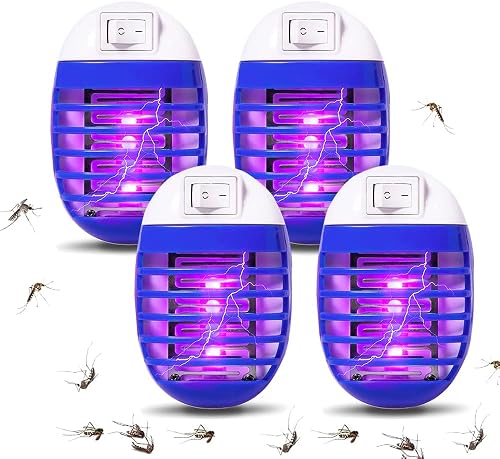 4pcs Anti Mouche Electrique 