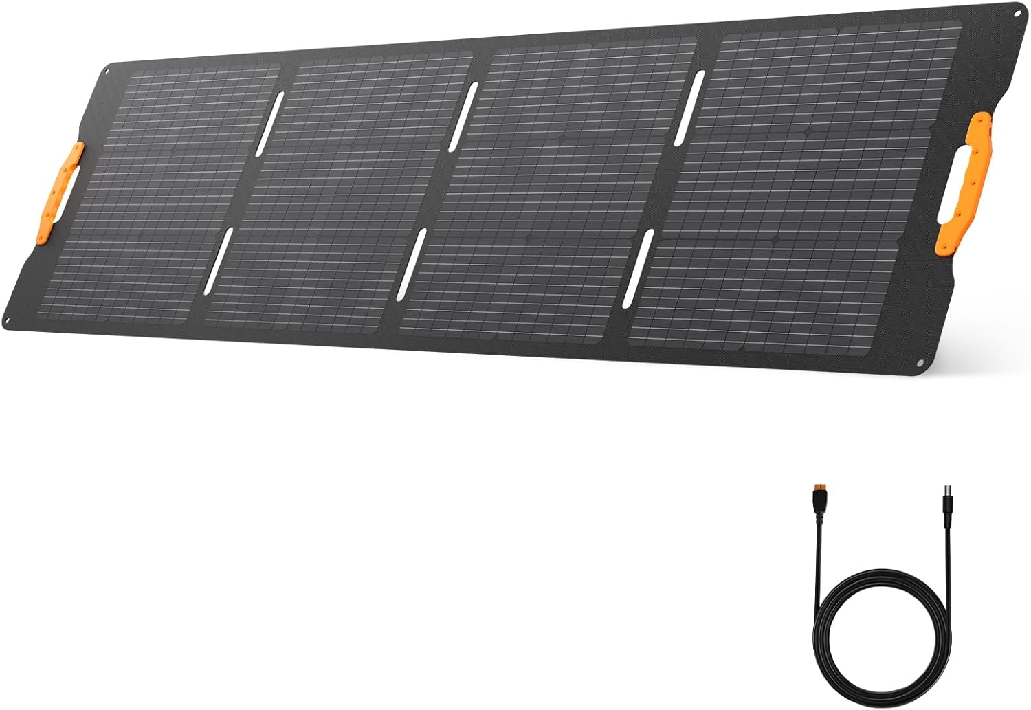 210W Moveable Photo voltaic Panel with Adjustable Kickstand,IP65 Waterproof,Excessive Effectivity Conversion,Foldable Photo voltaic Panel for Outside Tenting,RVs and Residence Backup