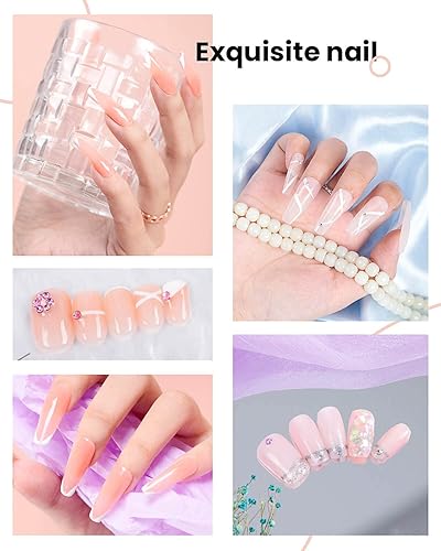 Miniatura 6 de Phoenixy - Kit de gel de uñas de polietileno kit de gel de extensión de 9 colores kit de iniciación de manicura de gel de uñas kit de inicio de