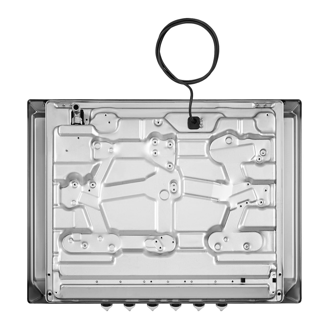SMEG SRV576O, Placa de gas UNIVERSAL, Stainless steel