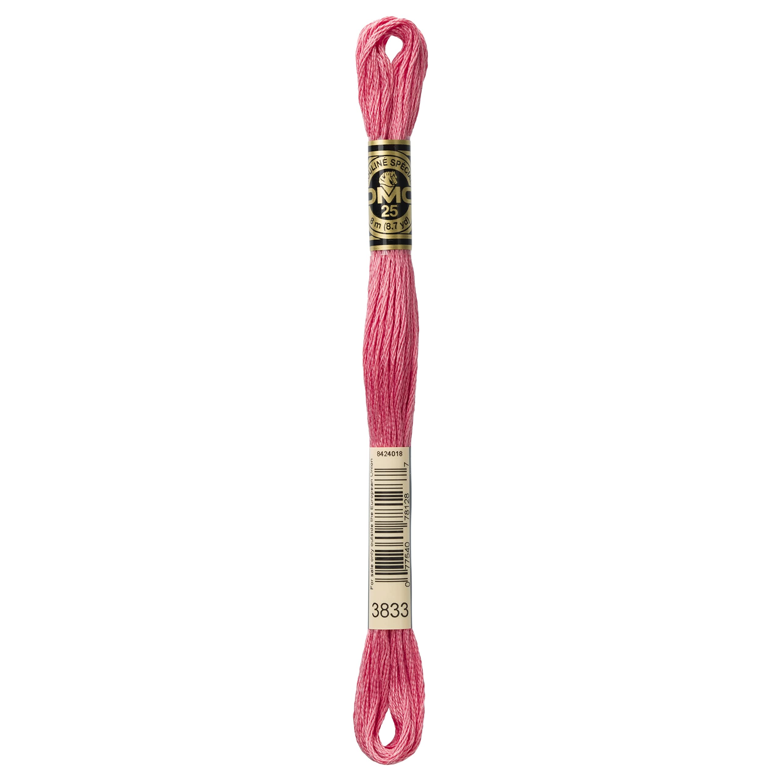 DMC 6-Strand Embroidery Cotton Floss, Light Raspberry