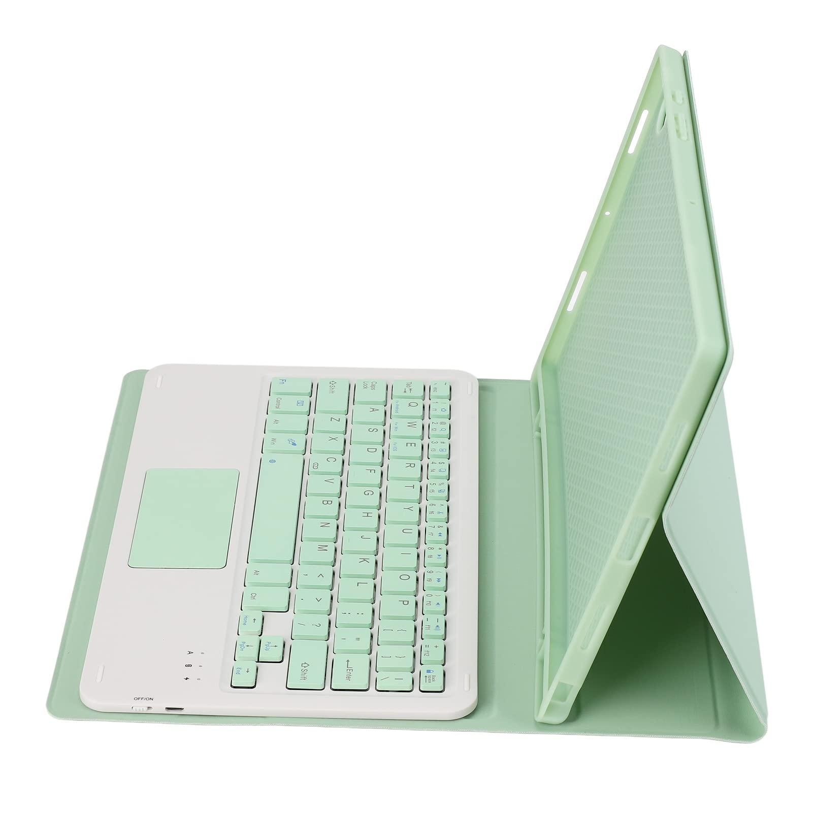 Estink Cubierta de Teclado para Samsung Galaxy Tab A8, Cubierta de Teclado Inalámbrico Desmontable de Vista Múltiple, Cubierta de Tableta para SM X200/SM X205/SM X207 2022(Panel táctil)