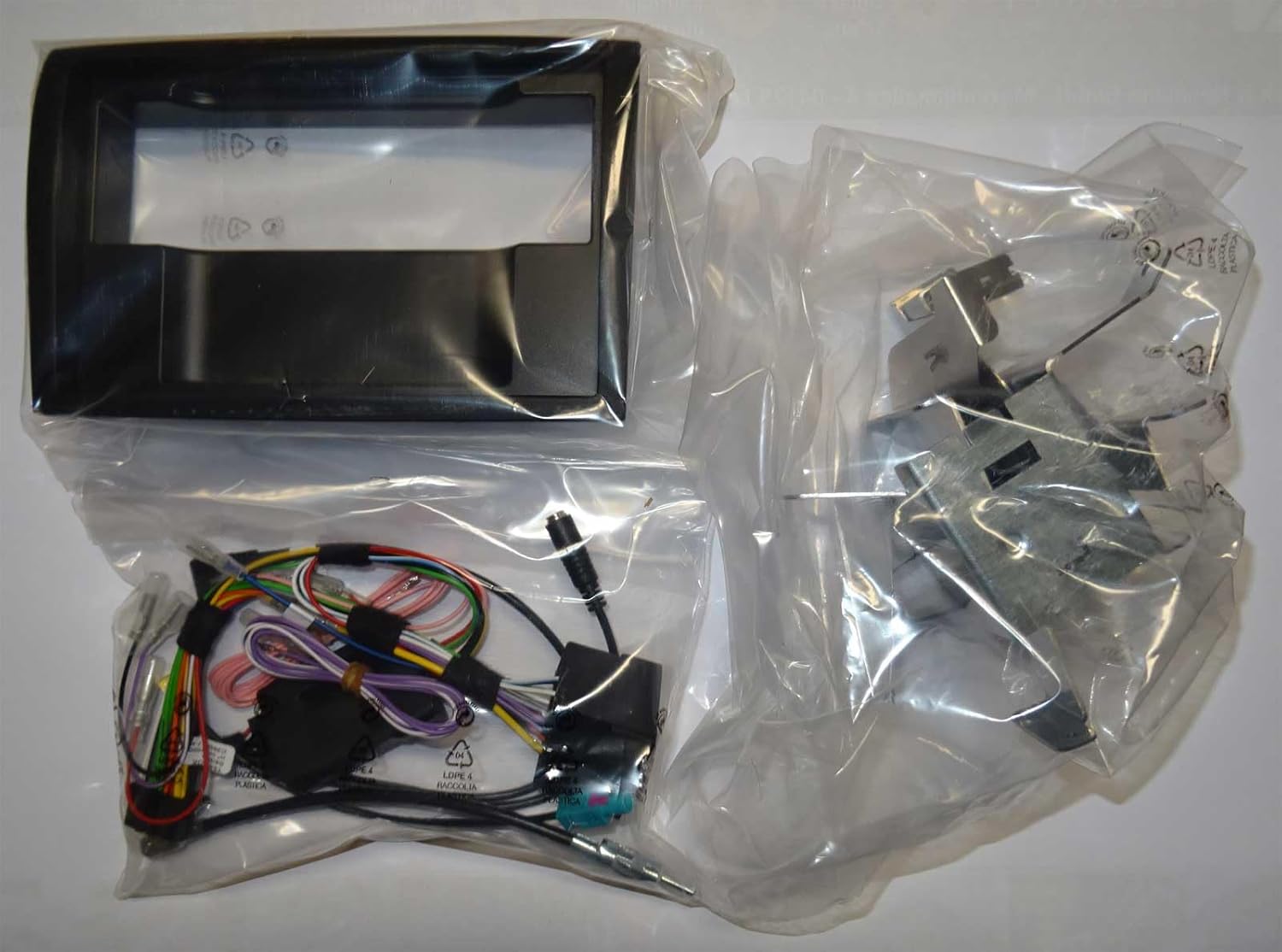 KIT STEREO FIAT PANDA 141 BOX Lautsprecherhalter Mit Gitter Grau