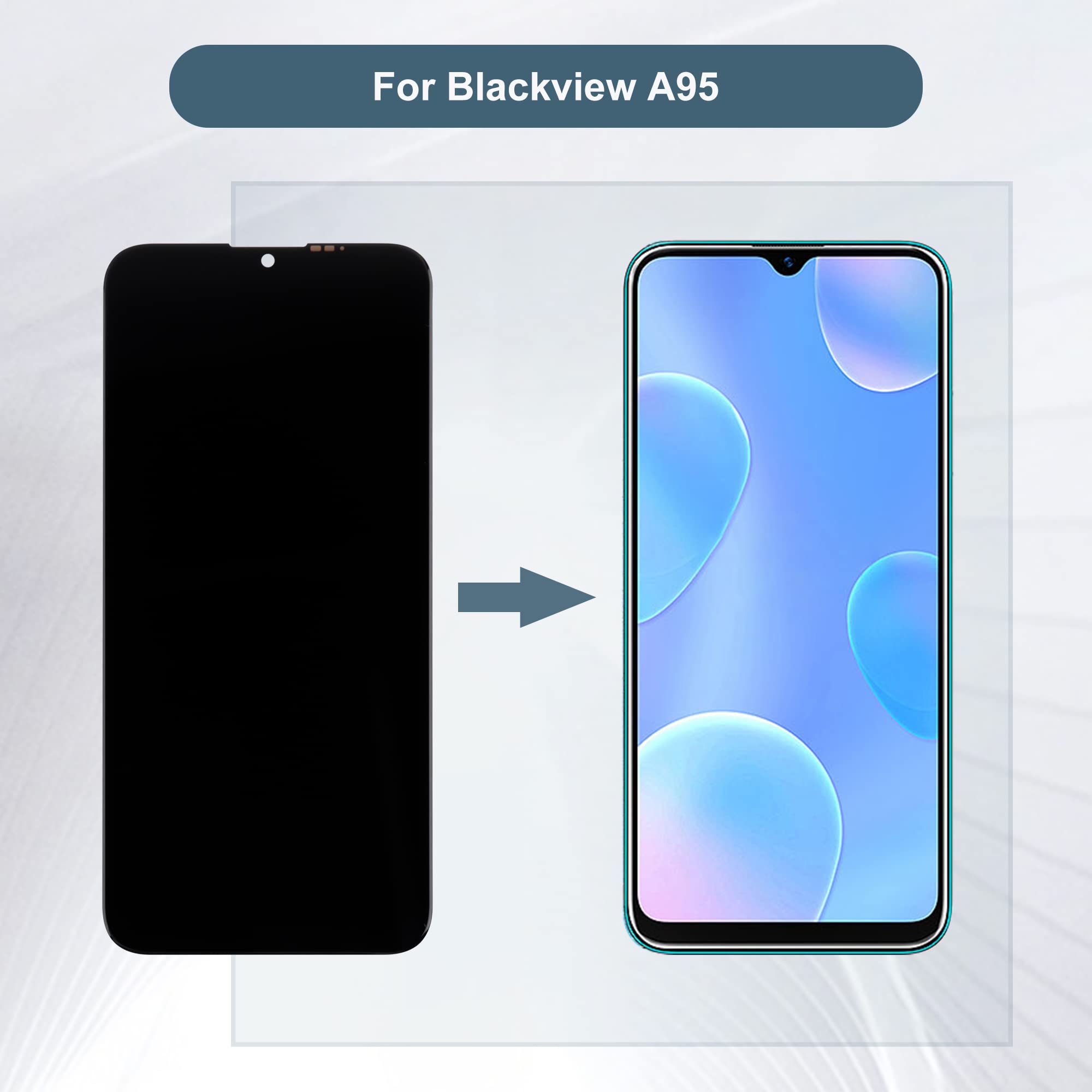 Écran LCD + Vitre Tactile Pour Blackview A100 – Neuf – Pièce De Rechange Générique