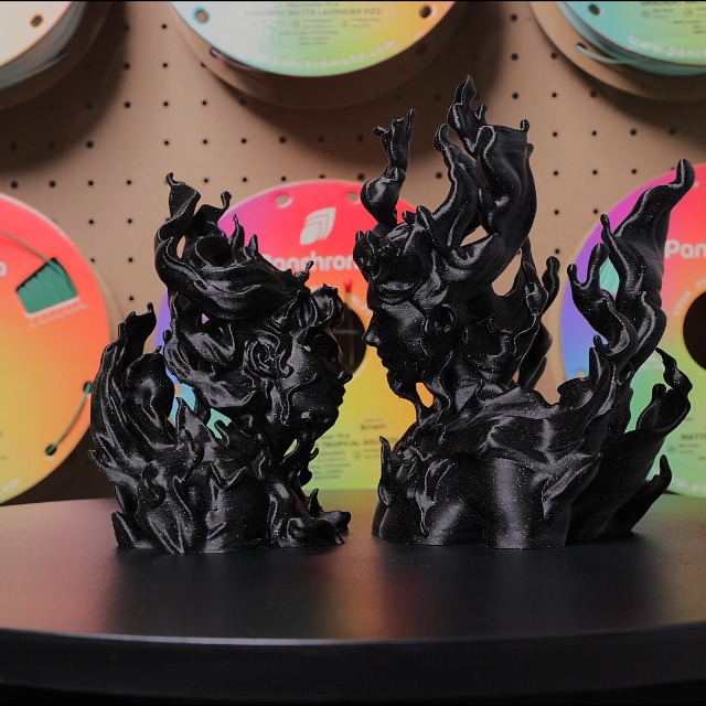 Image of Polymaker Panchroma Matte PLA Filament 1.75mm, High Speed Dual Yin-Yang PLA 1kg (2.2 lbs), Formerly Polyterra Clog-Free 3D Printer Filament, Accuracy + /- 0.02mm, Fits FDM Printers