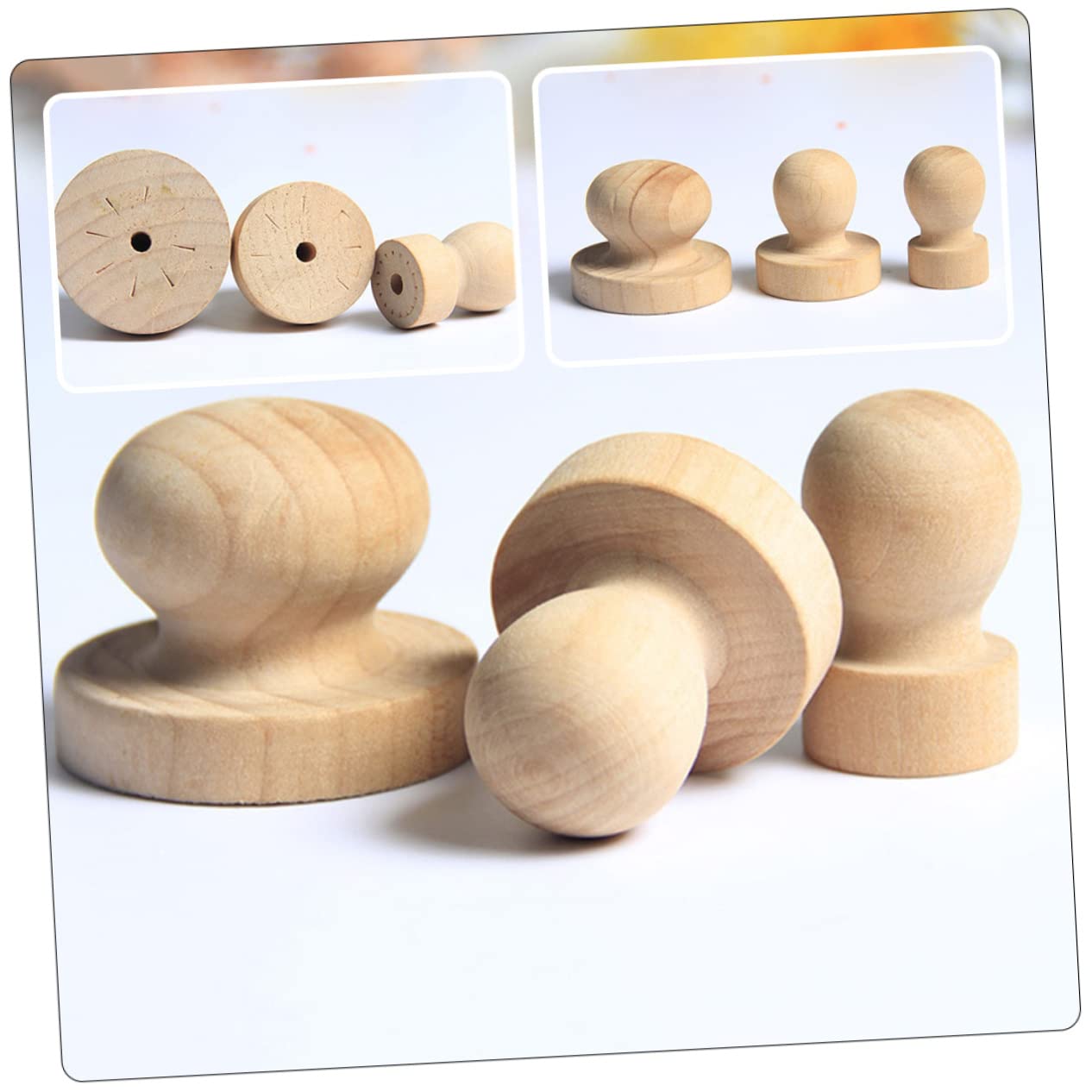 Hohopeti 36stücke Holzgriff Für Wachsstempel Ersatzteile Für Siegelstempel Praktische Stempelgriffe Für Hochzeiten Und -projekte