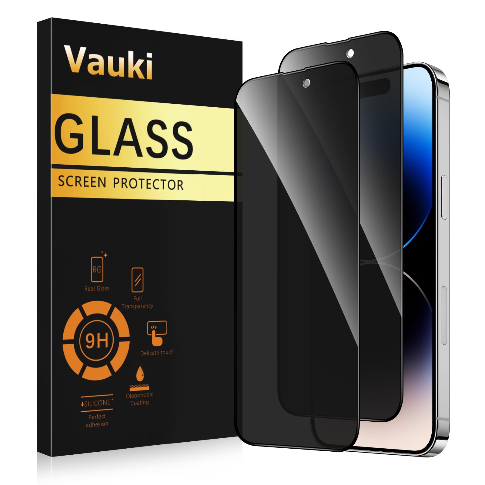 SPARIN Vetro Temperato per iPhone 14 Plus/iPhone 14 Pro Max/iPhone 13 Pro Max (6.7), Pellicola Protettiva con Durezza 9H, 2 Pezzi