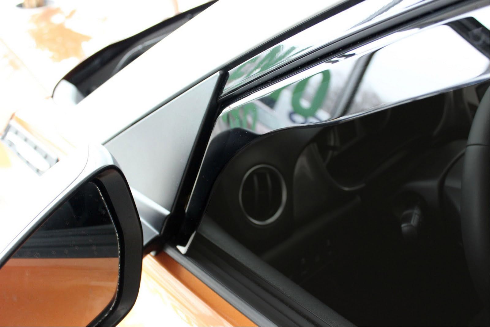 J&J AUTOMOTIVE Deflettori d'Aria per Suzuki Vitara 4 Dal 2015, Set da 4 Pezzi, Nero Fumé Oscurato Heko