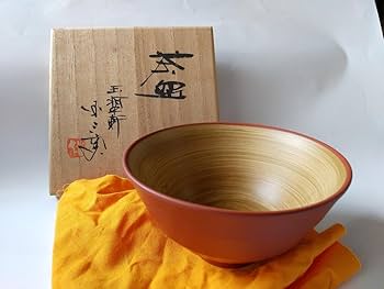 三代 伊藤赤水作 佐渡無名異焼 抹茶碗 共箱共布 茶道具　AT162　SS1 専用 佐渡 無名異 伊藤赤水在銘 茶碗 共箱 15.3cm 東H5-0812①