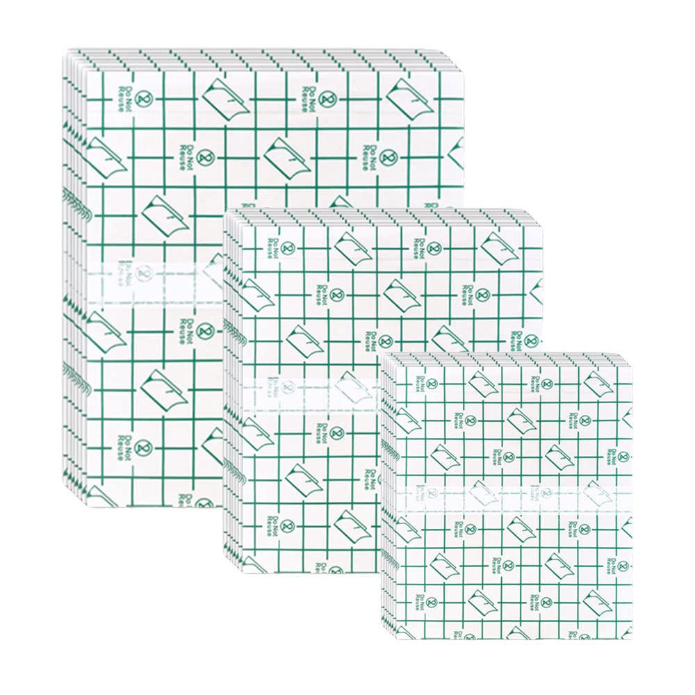 30 Pieces Transparent Stretch Adhesive Bandage Tattoo Aftercare Waterproof Adhesive Bandage Shower Waterproof Patch Clear Adhesive Bandages for Swimming Showering