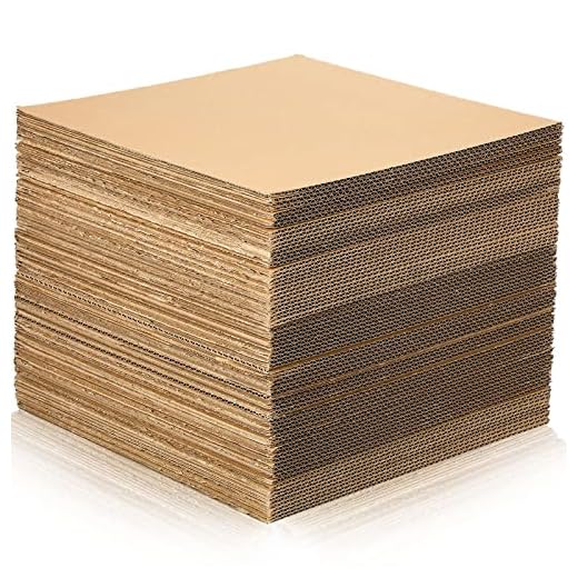 100 Sheets of Corrugated Cardboard Inserts
