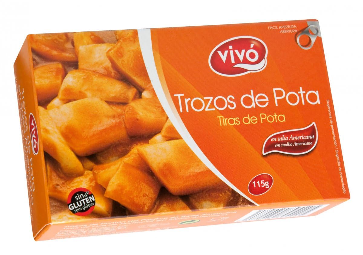 VIVO TINTENFISCH IN AMERIKANISCHER SAUCE DOSE 12x115 GR