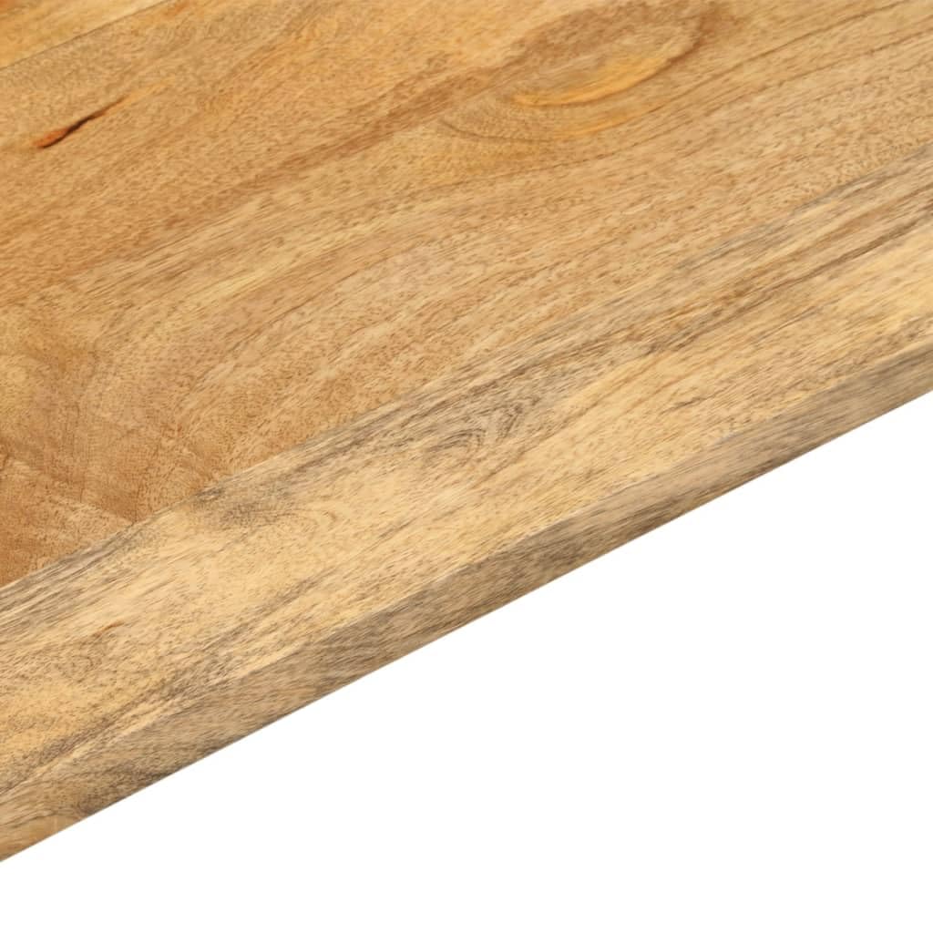 IKAYAA Tablero para Mesa 60 x 30 cm, Madera Maciza de Mango, Tabla Mesa de Cocina, Tablero para Escritorio, Rectangular, Tablero de Mesa de Comedor, Mesa de Salón Type-3