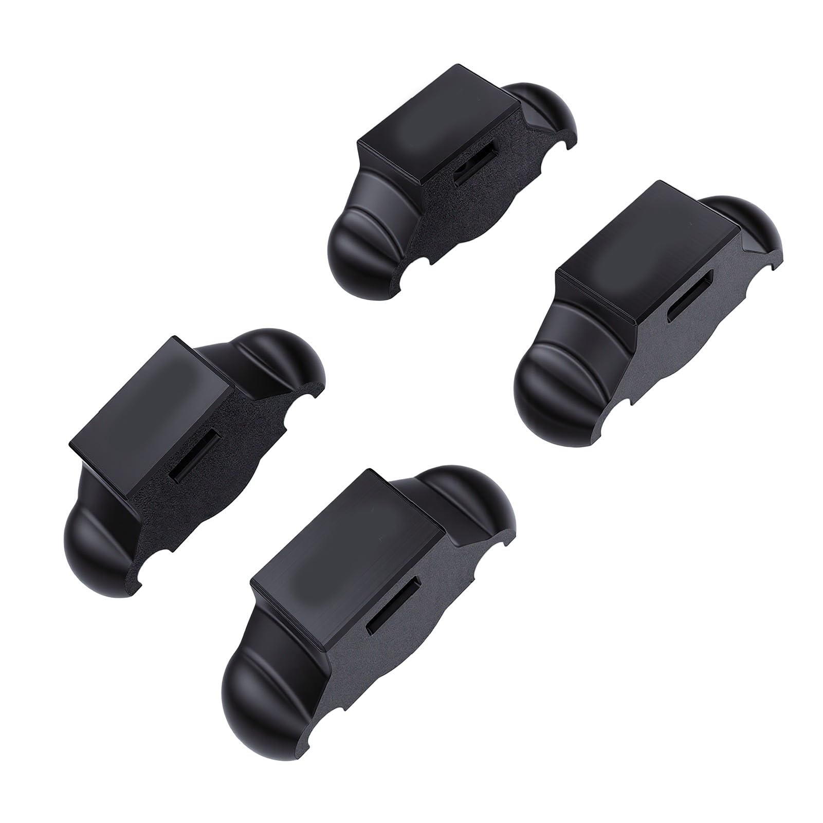 Keenso Stojak na Rower Treningowy, Plastikowe Podkładki Pod Stopy z Nadrukiem 3D, 4 Sztuki Amortyzujące, Redukujące Hałas, Stabilna Ochrona Podłogi do Jazdy na Rowerze Stacjonarnym dla XX PRO 1.
