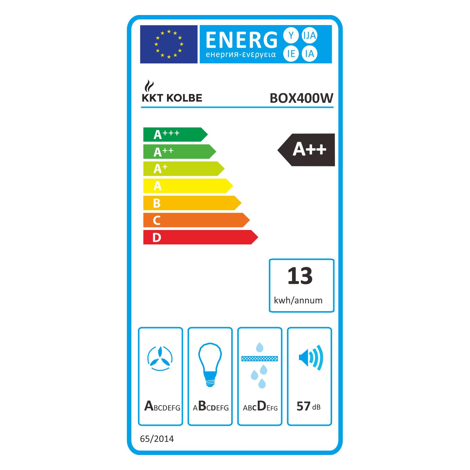 KKT KOLBE Dunstabzugshaube 40 cm Inselhaube Edelstahl weißes Glas SensorTouch LED-Beleuchtung Umluft