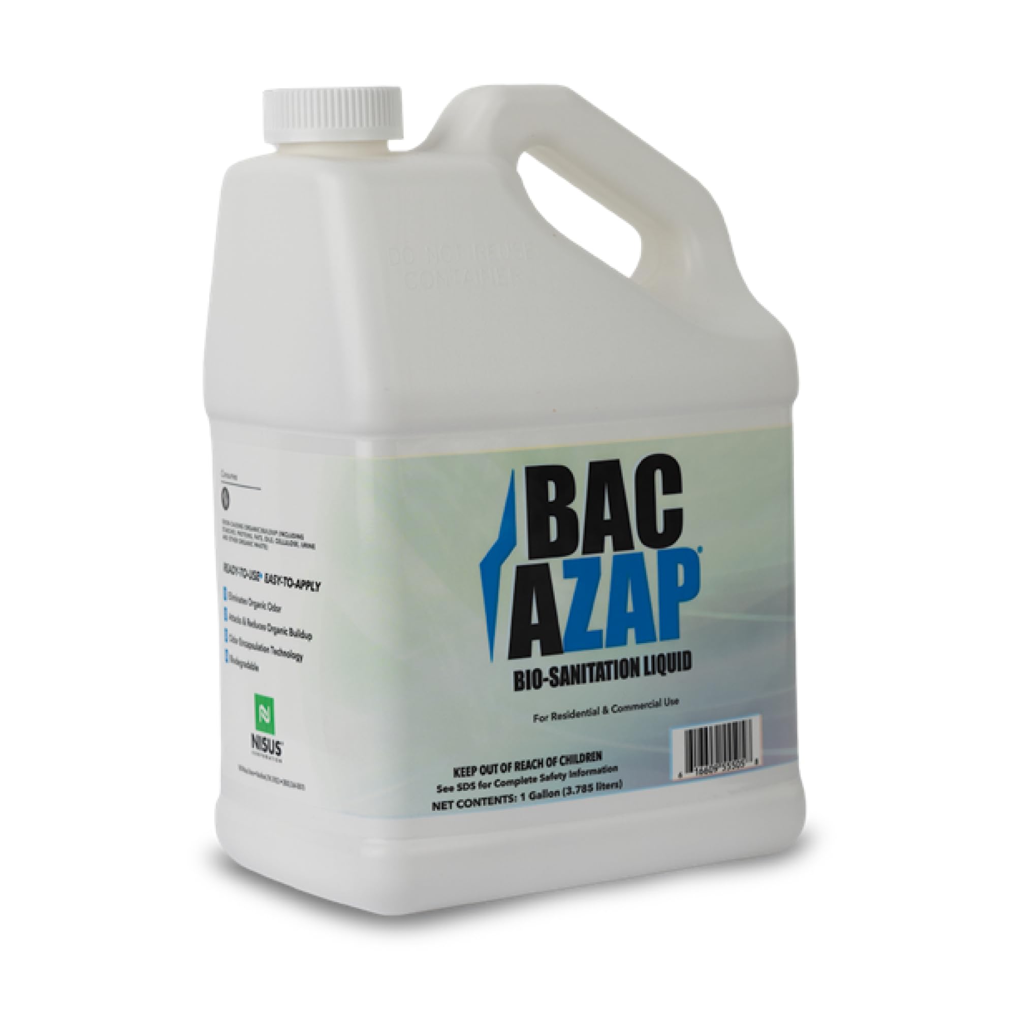 Nisus Bac-AZap Odor Eliminator, 128_ounce (30101)