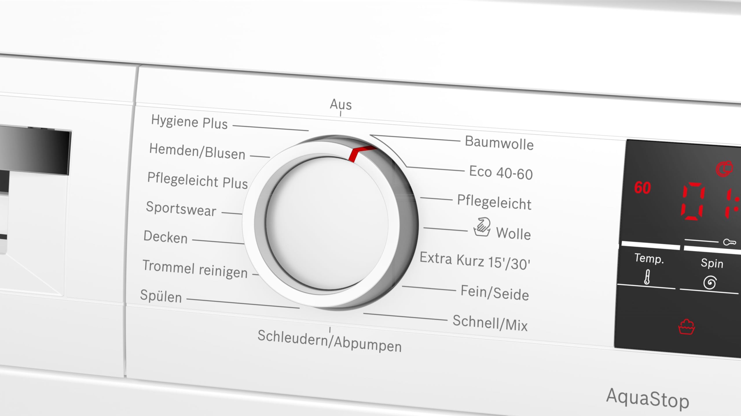 Bosch WUU28T48, Serie 6, Unterbaufähige Waschmaschine, 1-8kg, 1400 UpM, Maximale Energie- und Wasserersparnis, Speed Perfect, Extraprogramme für Sport, Dunkles und Babykleidung, Nachlegefunktion | Nachlegefunktion, Active Water Plus Mengenautomatik, Speed