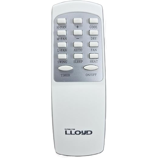 BSPS 2 Years Warranty Ac Remote Compatible for Lloyd Ac Remo