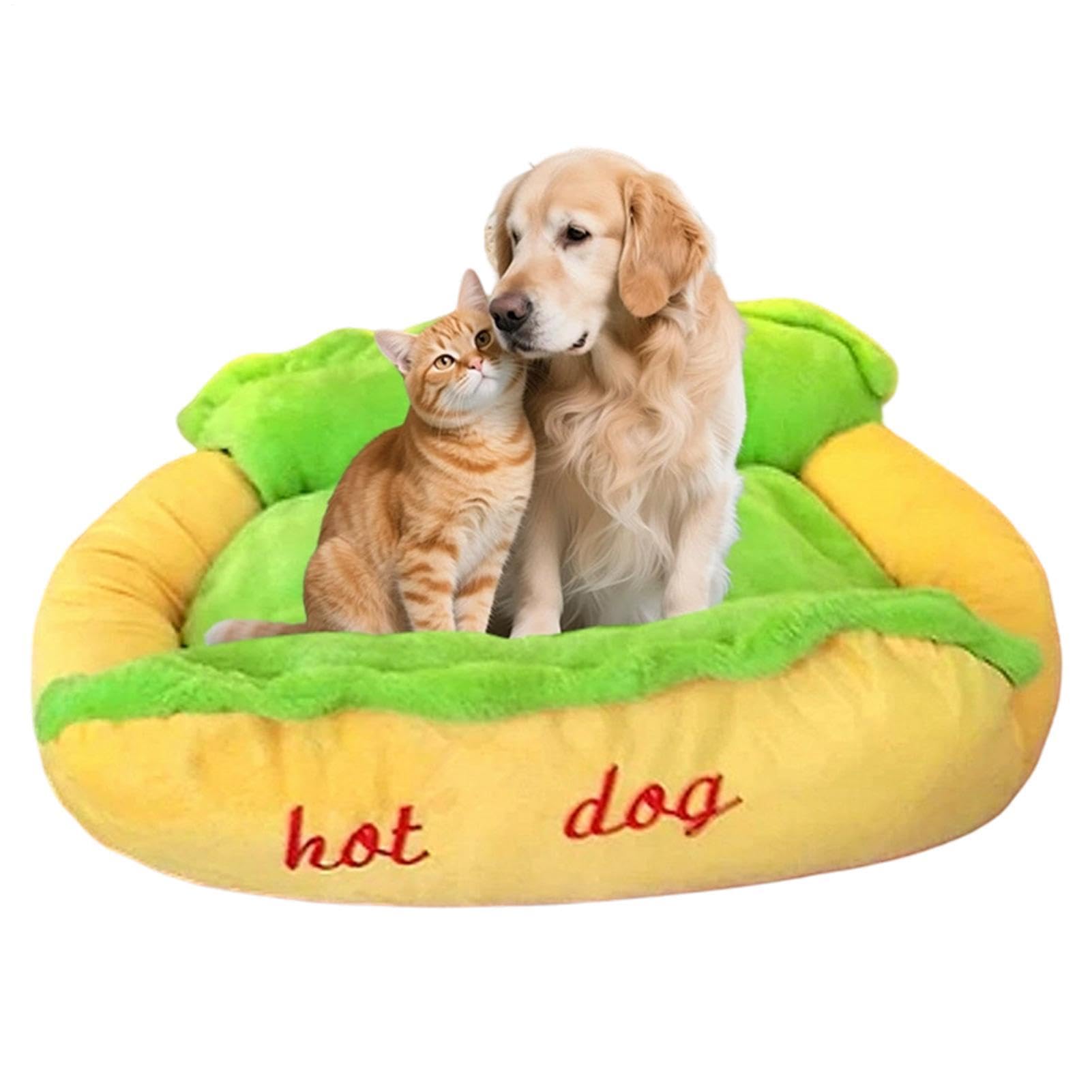 Cuccia Cane Confortevole Sofa Per Gatti A Forma Di Cibo Morbido Antiscivolo | Per Cani Calmante Lavabile E Rimovibile In Fibra Fine Per Cuccioli, Gatti E Ambienti Interni: Soggiorno, Camer