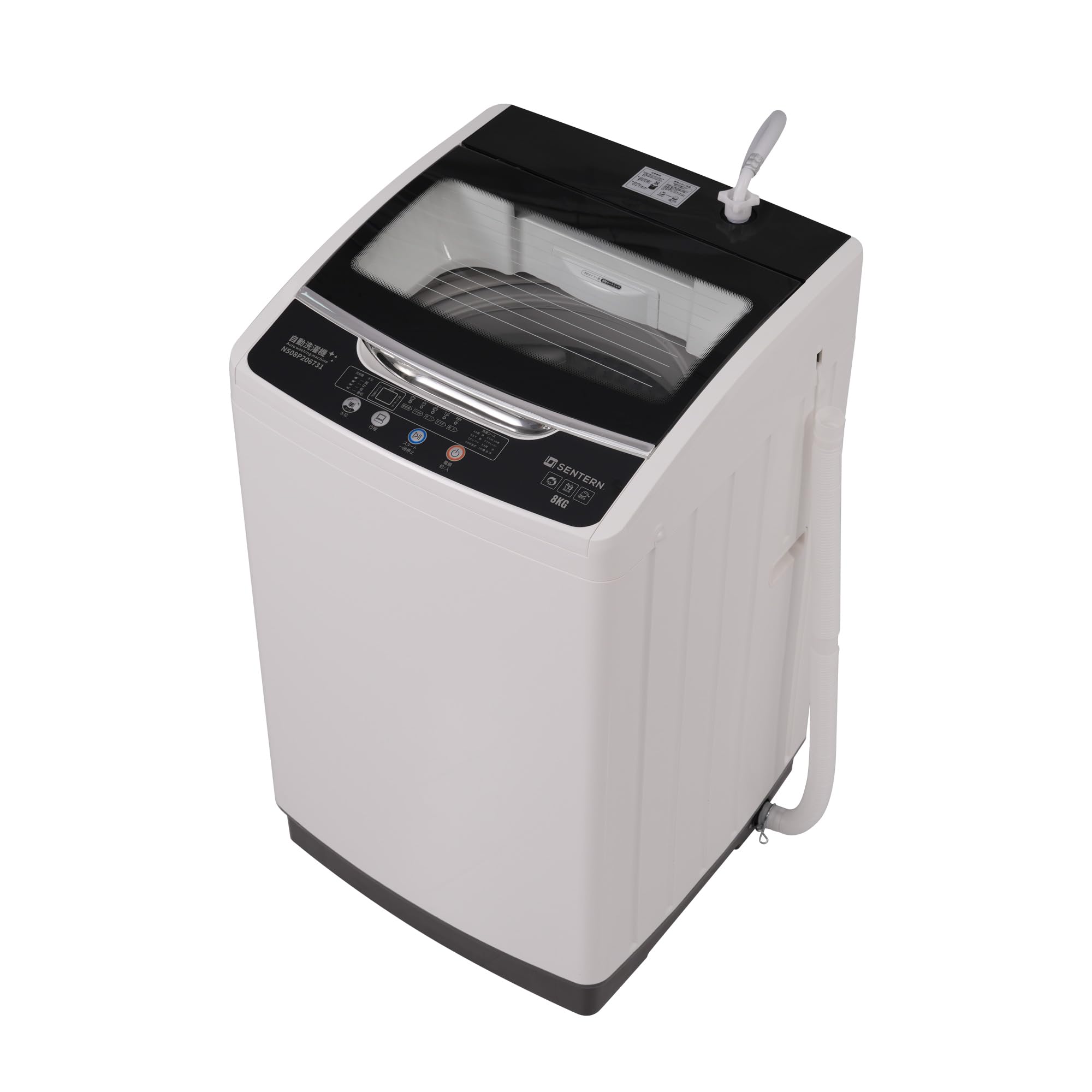 Amazon | Donext 洗濯機 8kg 縦型 全自動 上開き 大容量 家庭用 縦型