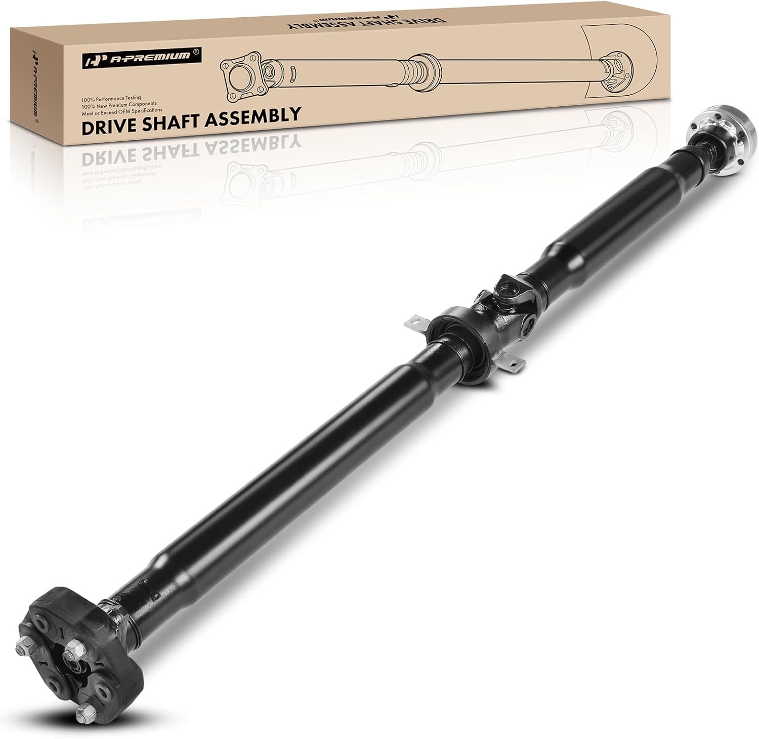 A-Premium Rear Complete Drive Shaft Prop Shaft Driveshaft Assembly Compatible with BMW M3 2008-2013 4.0L, RWD, Manual Transmission, Repalce# 26102283660