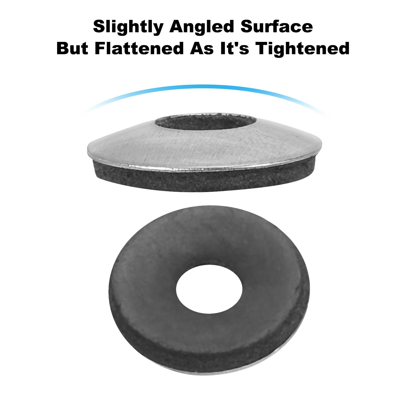 PATIKIL 7/32"x5/8" EPDM Bonded Sealing Washers - Image 4