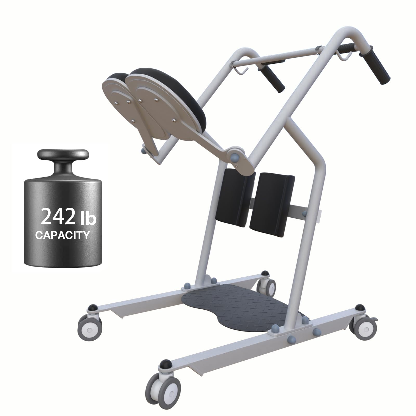 Sit-to-stand, sollevamento pazienti manuale, supporto in piedi e in posizione verticale per la cura, sollevatore per anziani e disabili