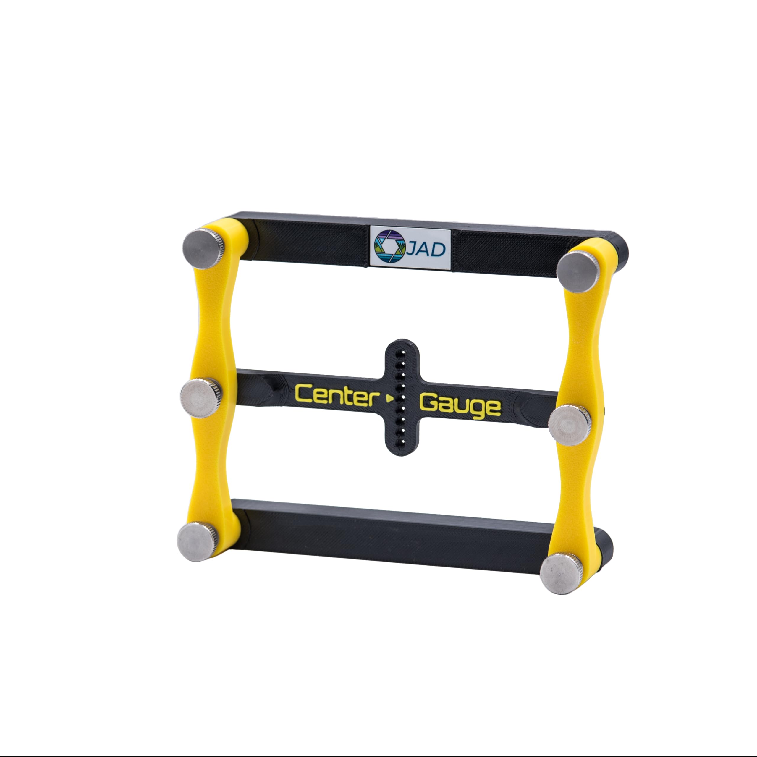 Jauge centrale pour le travail du bois outil de calage et de marquage noir et jaune